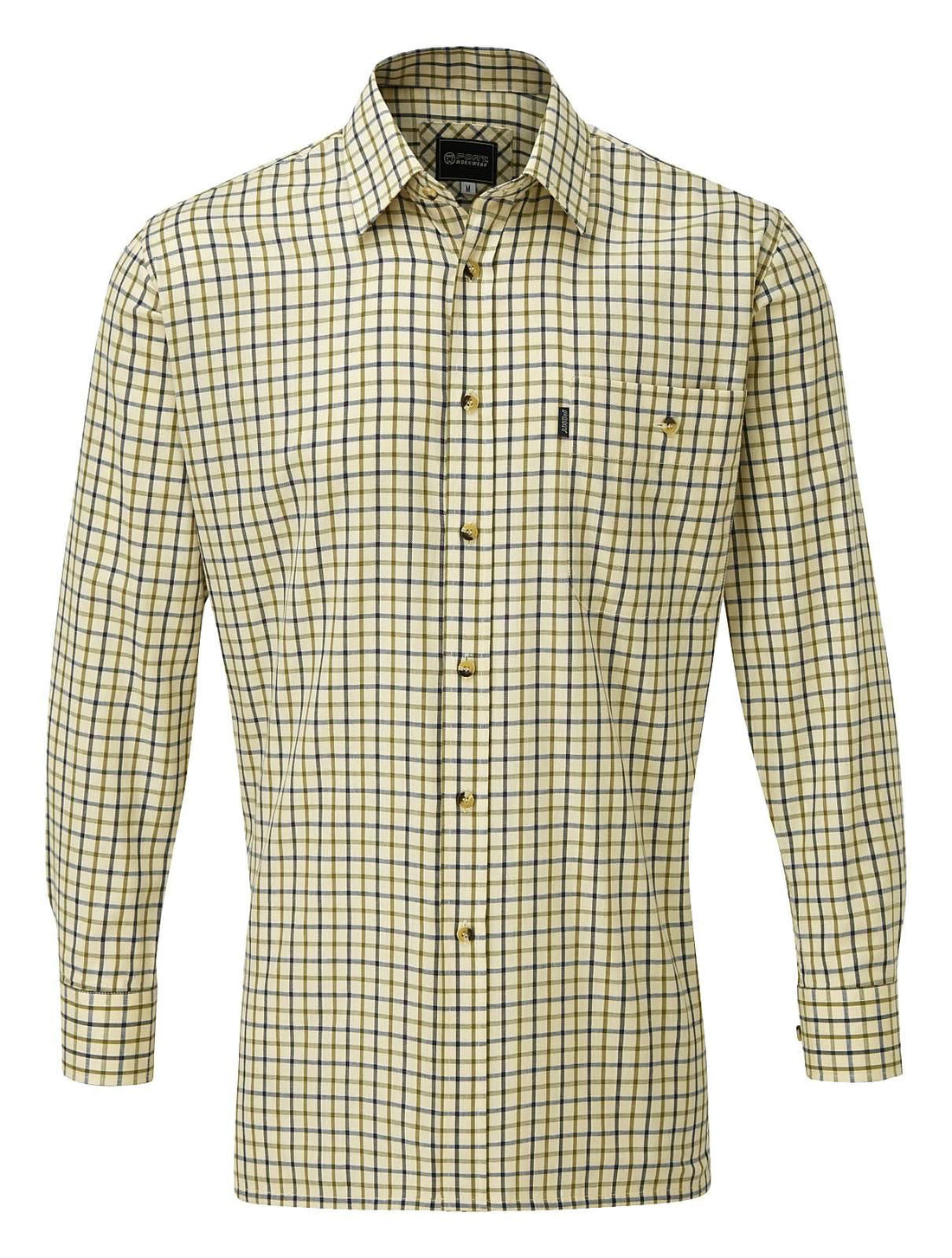 Fort Woodbridge Shirt FORT 141 - Green Navy - Customisable Shirts