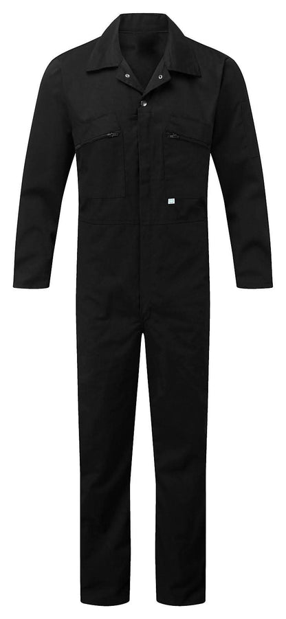 Fort Zip Front Coverall FORT 366 - Black - Customisable Coveralls