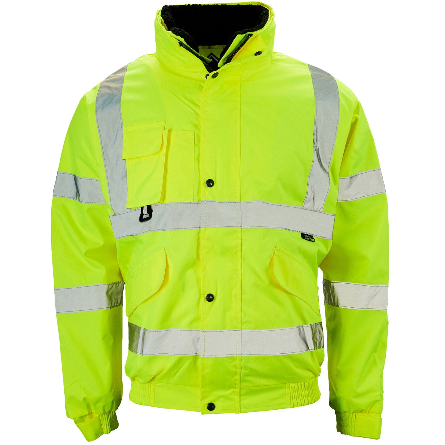Supertouch - Hi Vis Breathable 2 in 1 Bomber Jacket - H26 - Yellow - Customisable Jacket
