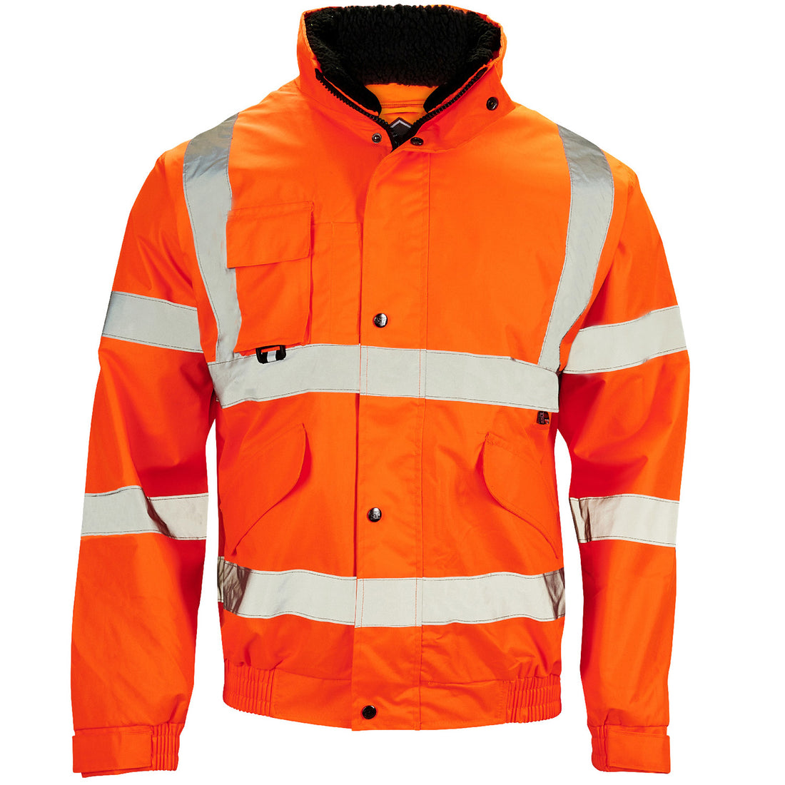 Supertouch - Hi Vis Breathable 2 in 1 Bomber Jacket - H27 - Orange - Customisable Jacket