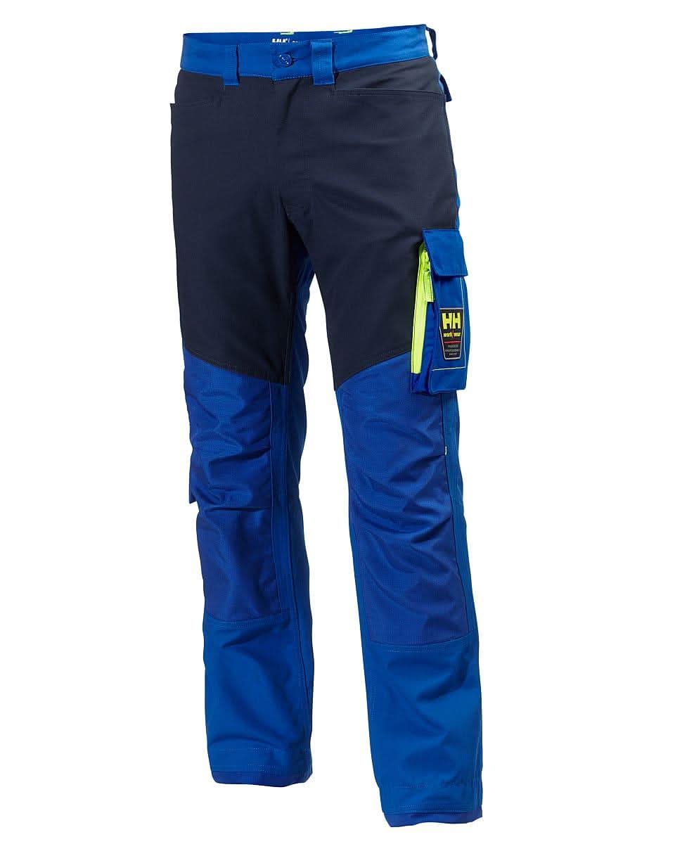 Helly Hansen Aker Work Pants 77400R - Cobalt Blue Evening Blue - Customisable Shorts &amp; Trousers