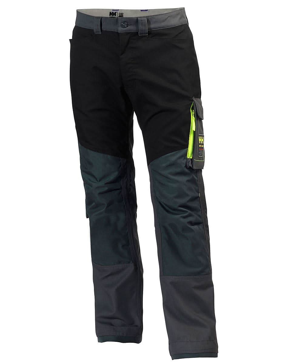 Helly Hansen Aker Work Pants 77400R - Dark Grey Black - Customisable Shorts &amp; Trousers