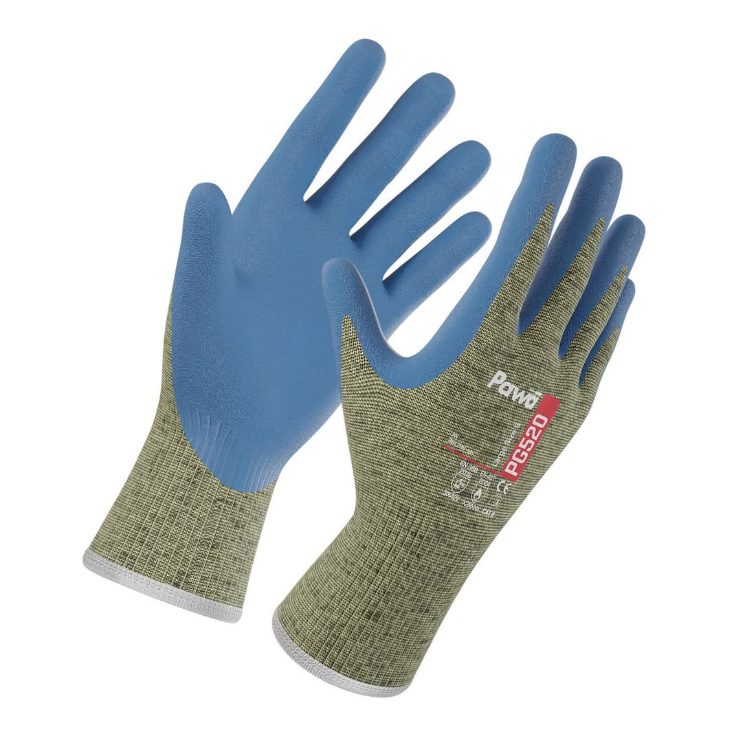 Pawa Gloves PG520 - Grey - Customisable PAWA