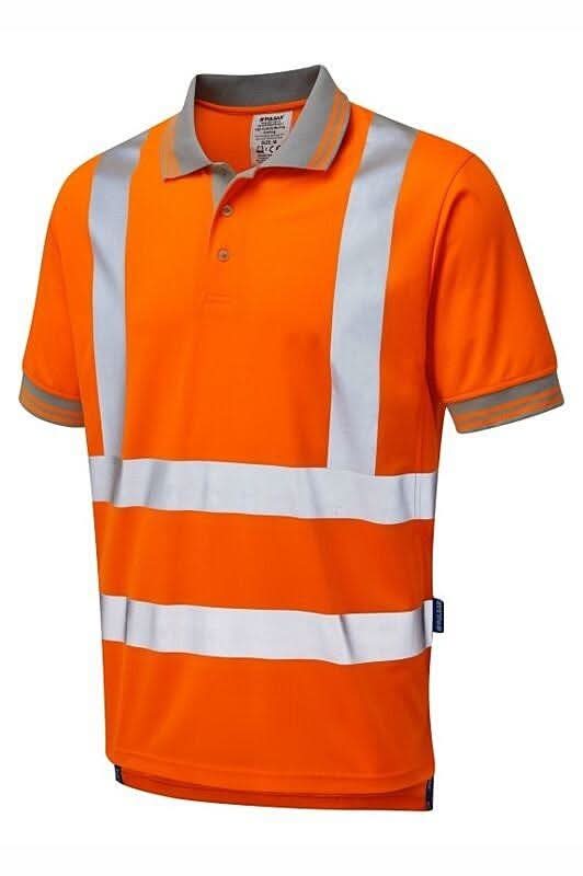 Pulsar Hi Vis Orange Polo Shirt PR176 - Orange - Customisable Polos