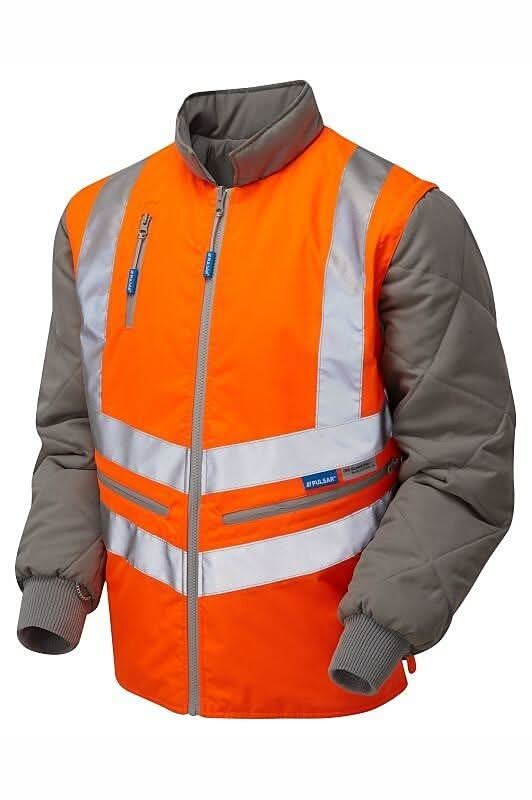 Pulsar Hi Vis Orange Interactive Body Warmer PR498 - Orange - Customisable Hi-Vis &amp; Safety Body
