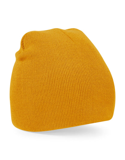 Beechfield Original Pull-On Beanie B44 - Mustard O S - Customisable Beanies