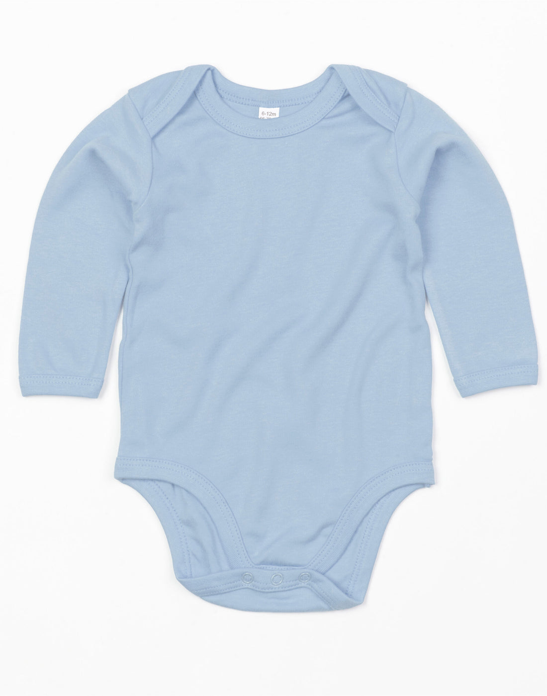 Babybugz Baby Organic L/S Bodysuit BZ30 - Dusty Blue - Customisable