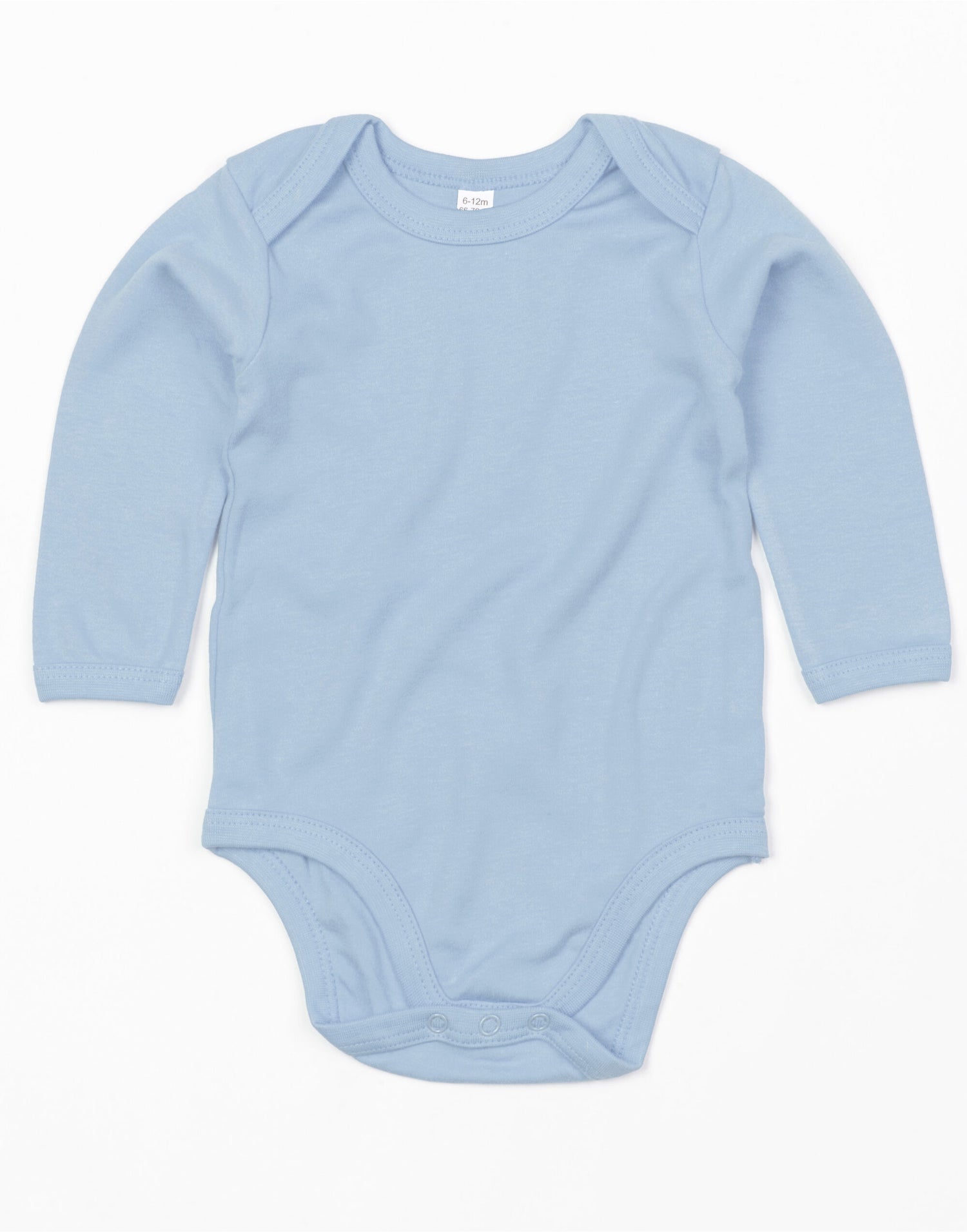 Babybugz Baby Organic L/S Bodysuit BZ30 - Dusty Blue - Customisable