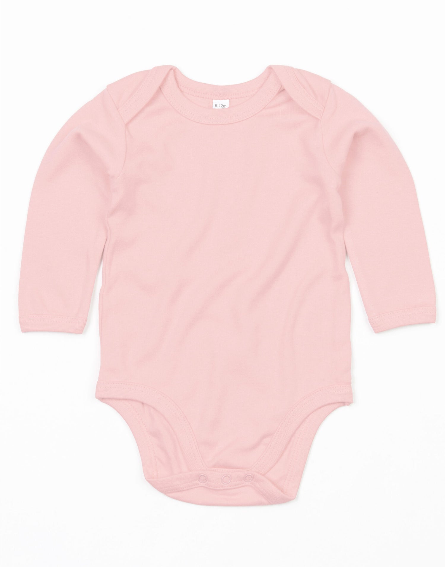 Babybugz Baby Organic L/S Bodysuit BZ30 - Powder Pink - Customisable