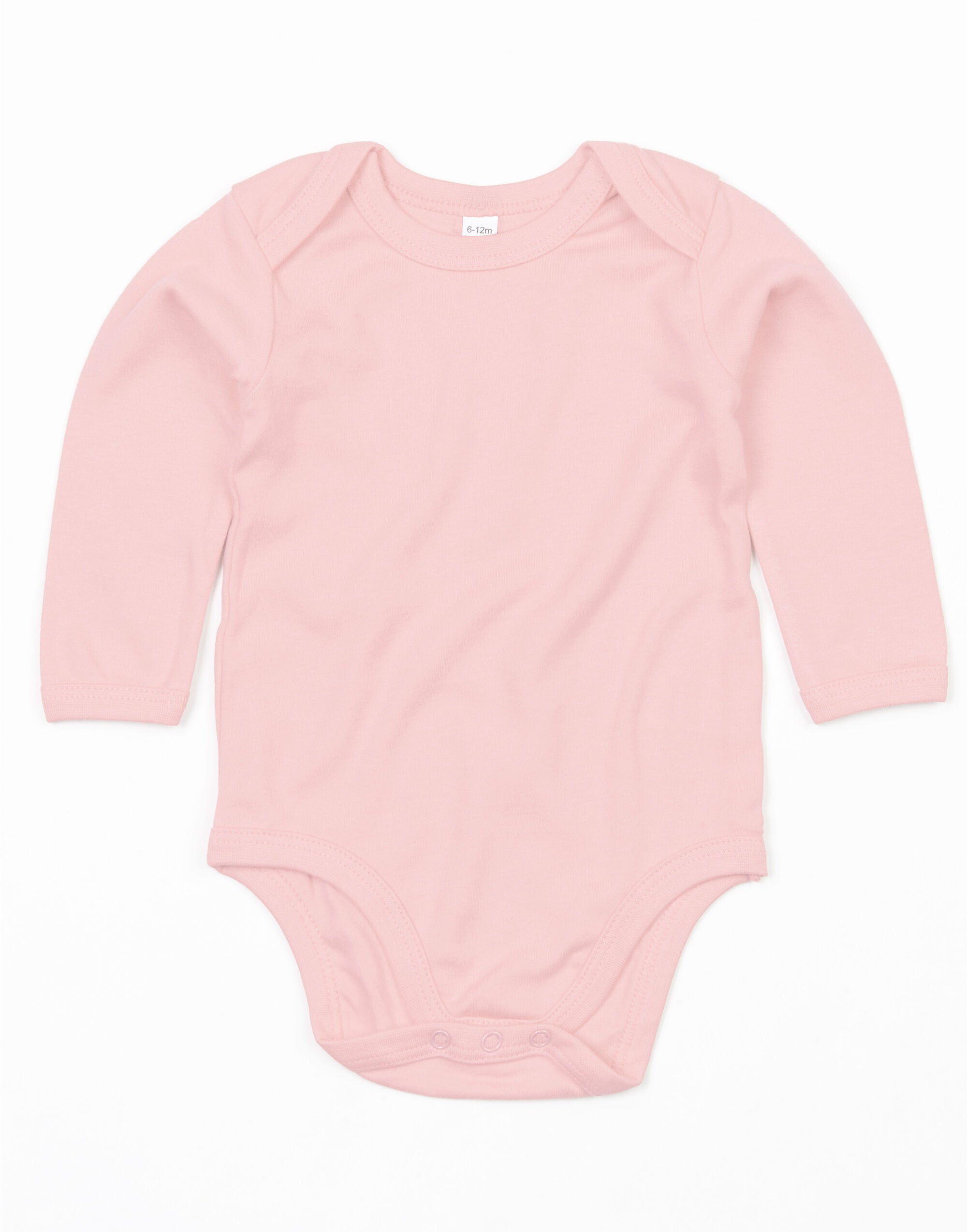 Babybugz Baby Organic L/S Bodysuit BZ30 - Powder Pink - Customisable