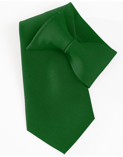 Yoko Clip On Tie CT01 - Bottle Green O S - Customisable Tie