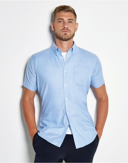 Kustom Kit Mens SS Slim Workwear Shirt KK183 - - Customisable Corporate Wear