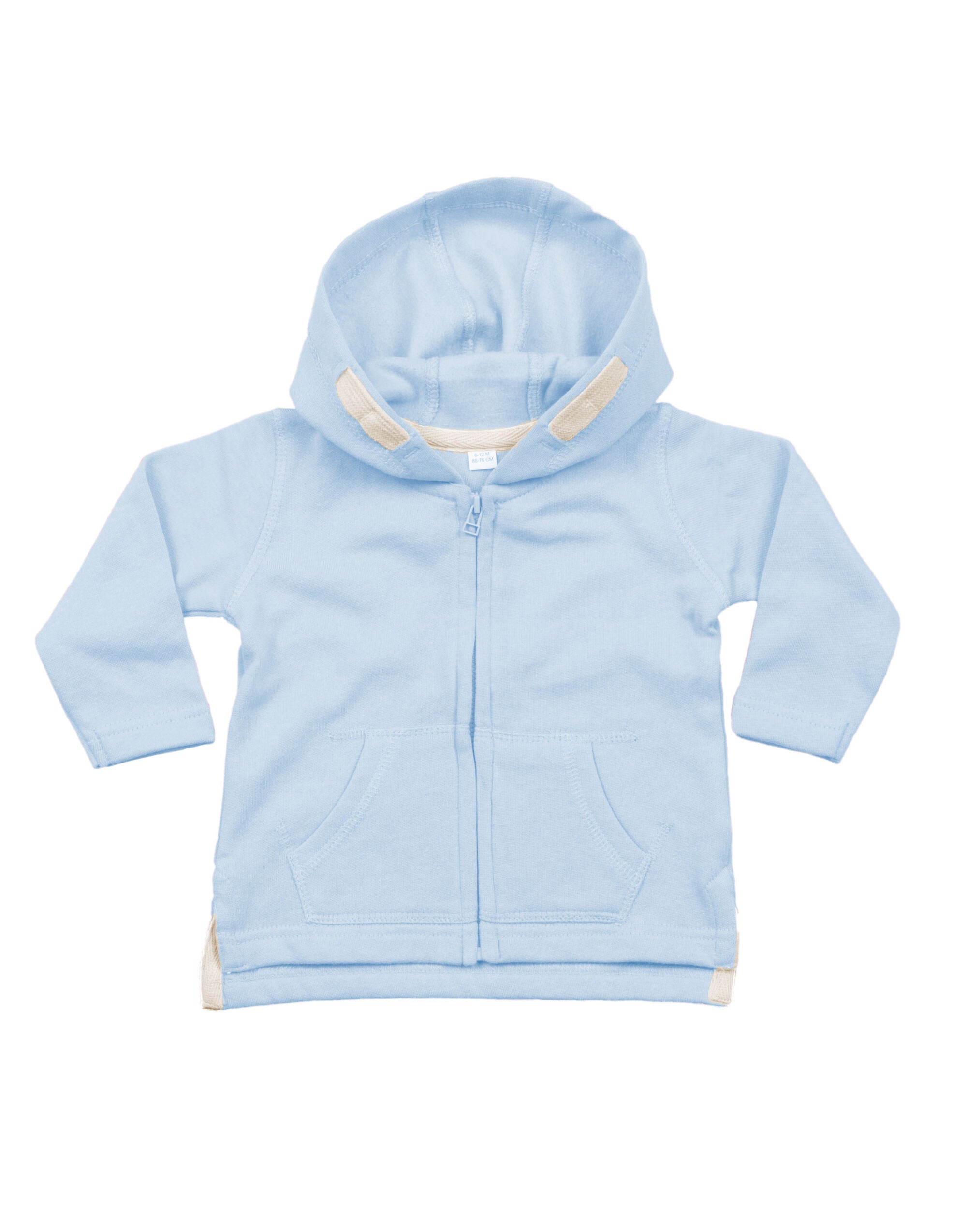 Babybugz Baby Hoodie bz32 - Dusty Blue - Customisable Hoodies