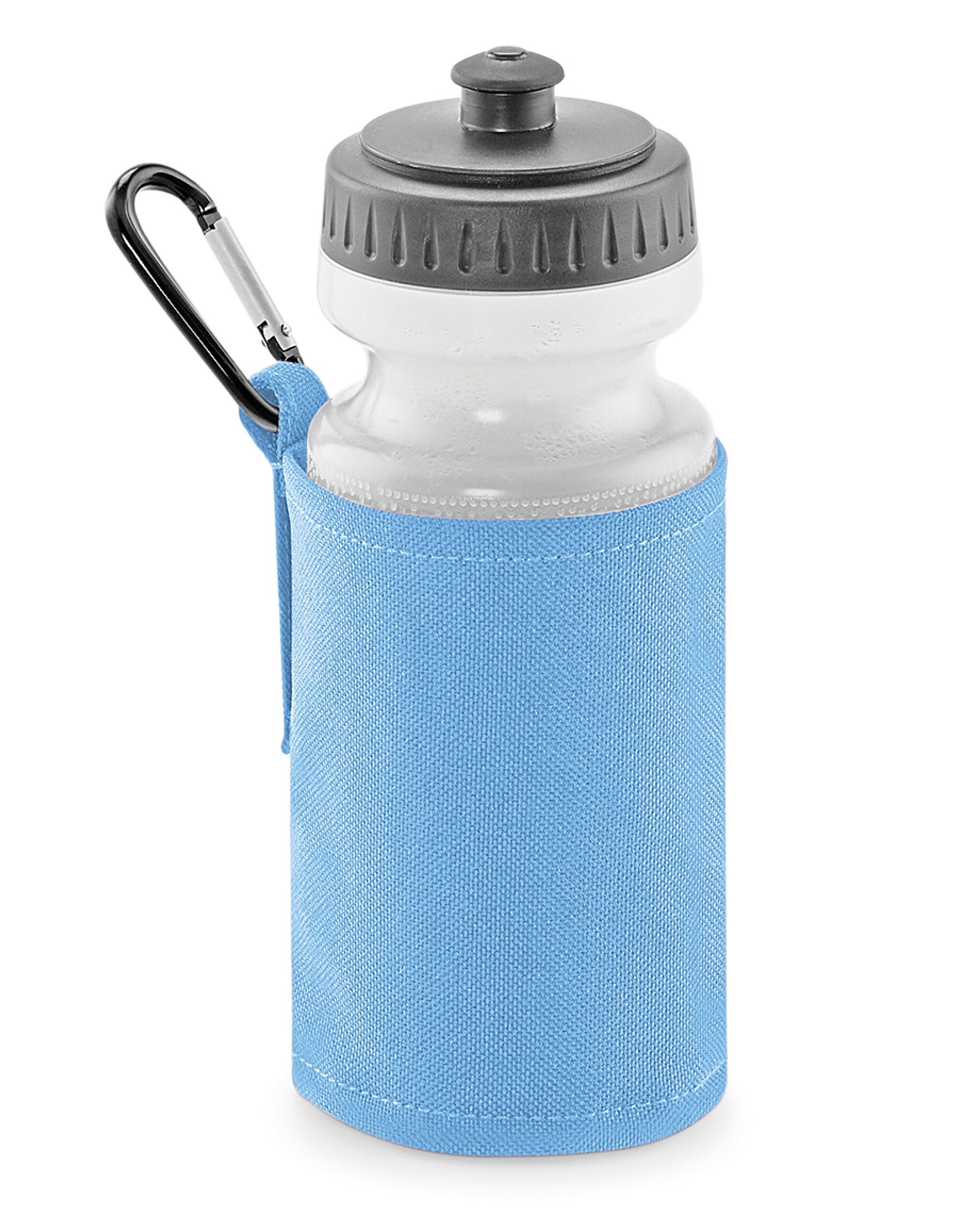 Quadra Water Bottle And Holder qd440 - Sky Blue O S - Customisable Bags