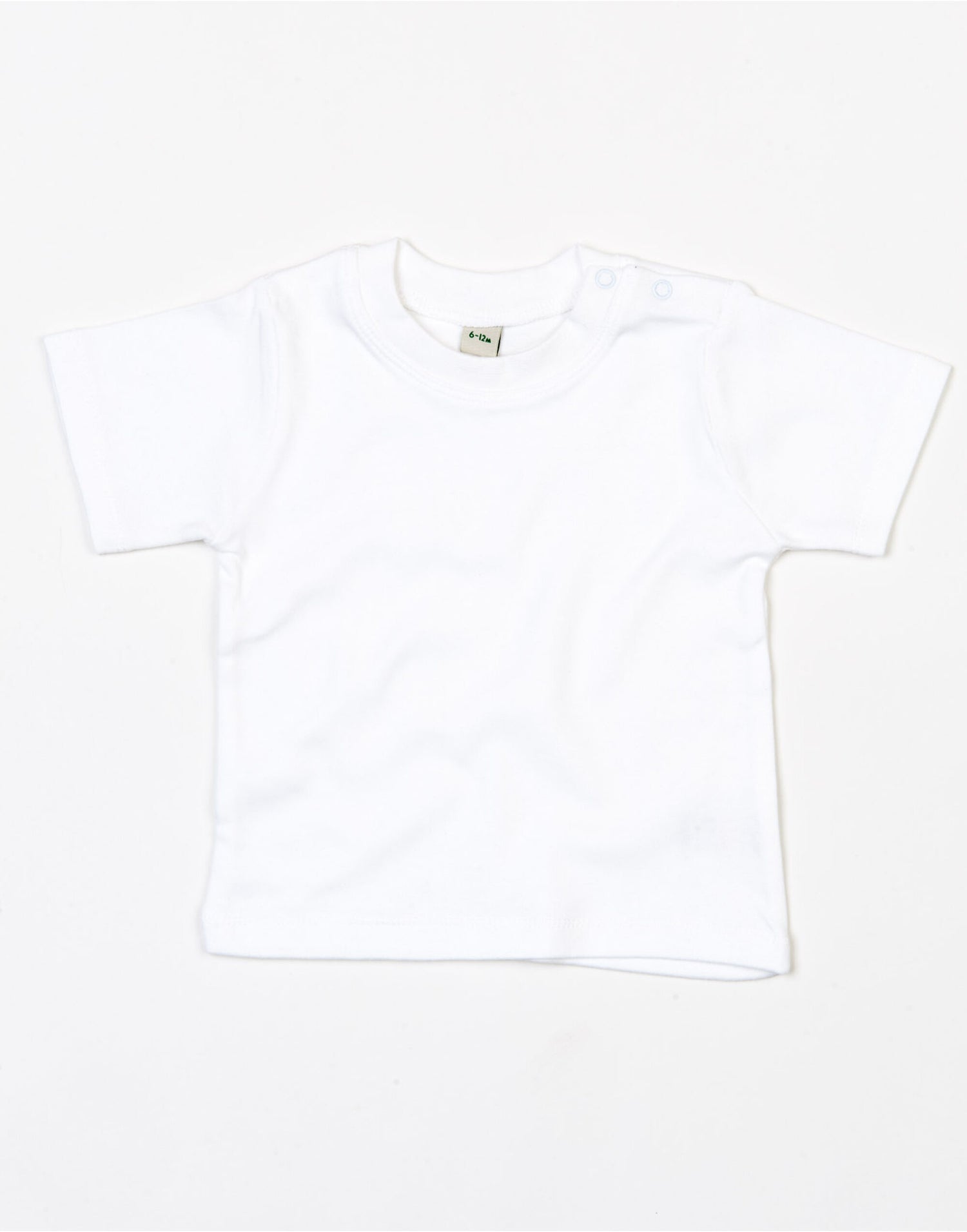 Babybugz Baby T bz02 - Organic White - Customisable Babywear