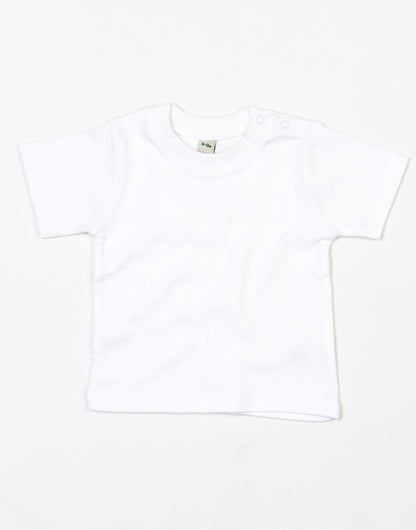 Babybugz Baby T bz02 - Organic White - Customisable Babywear