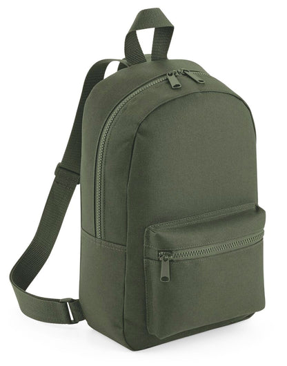 Bagbase Mini Essential Fashion Backpack BG153 - Olive Green O S - Customisable Bags