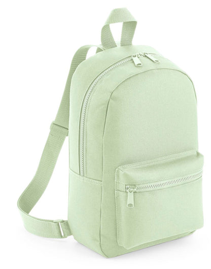 Bagbase Mini Essential Fashion Backpack BG153 - Pistachio O S - Customisable Bags