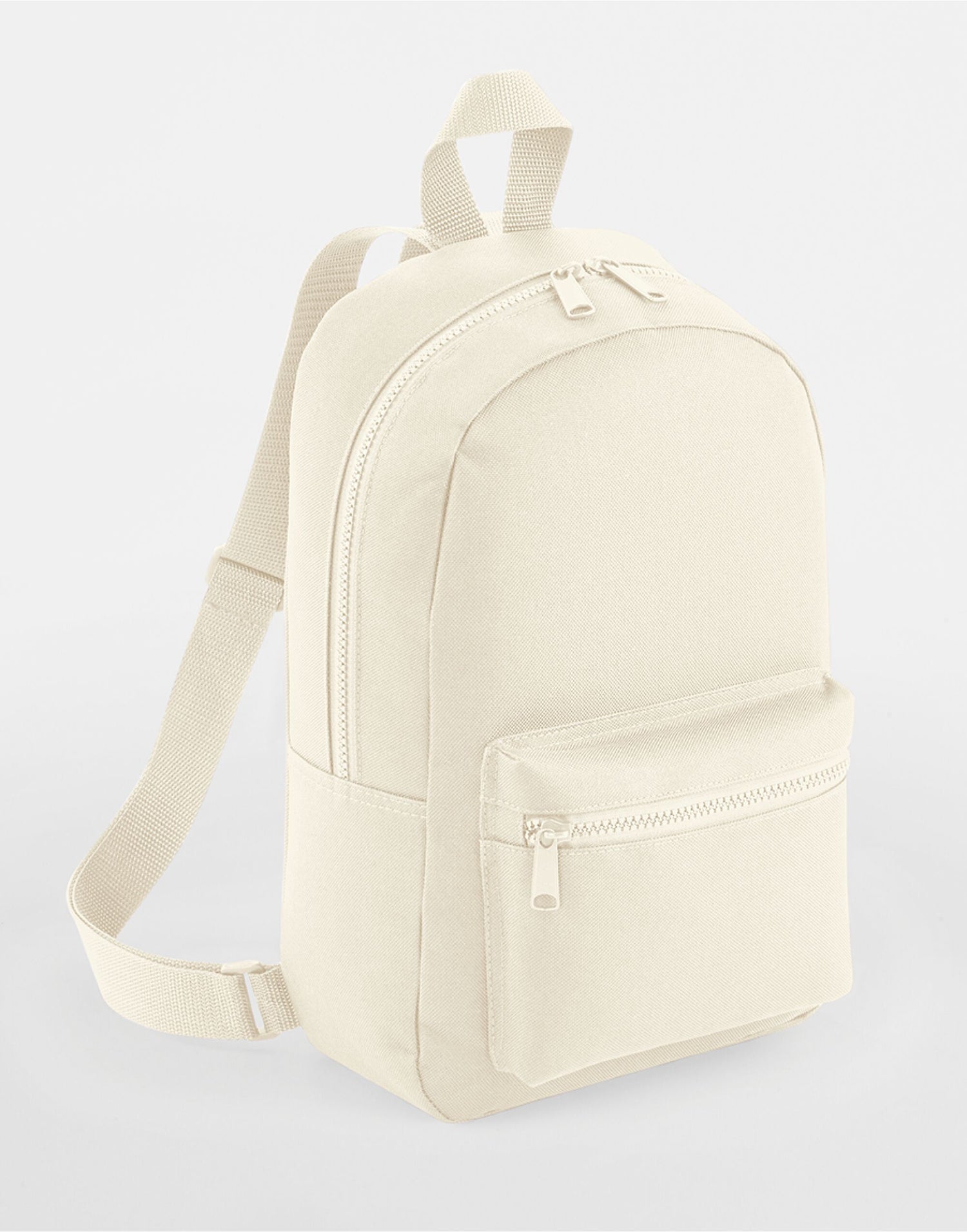 Bagbase Mini Essential Fashion Backpack BG153 - Natural O S - Customisable Bags