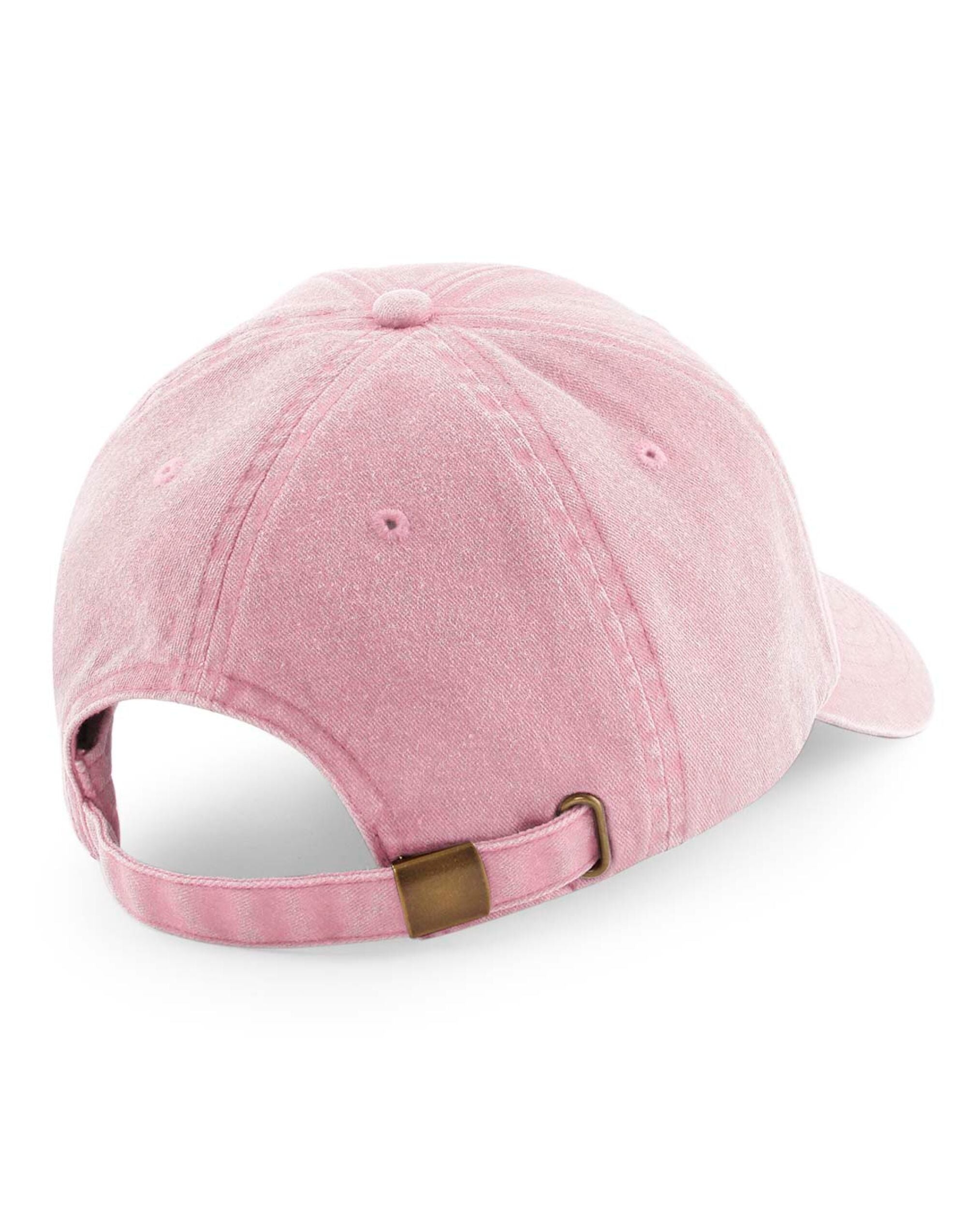 Beechfield Low Profile Vintage Cap B655 - Vintage Dusky Pink O S - Customisable Caps