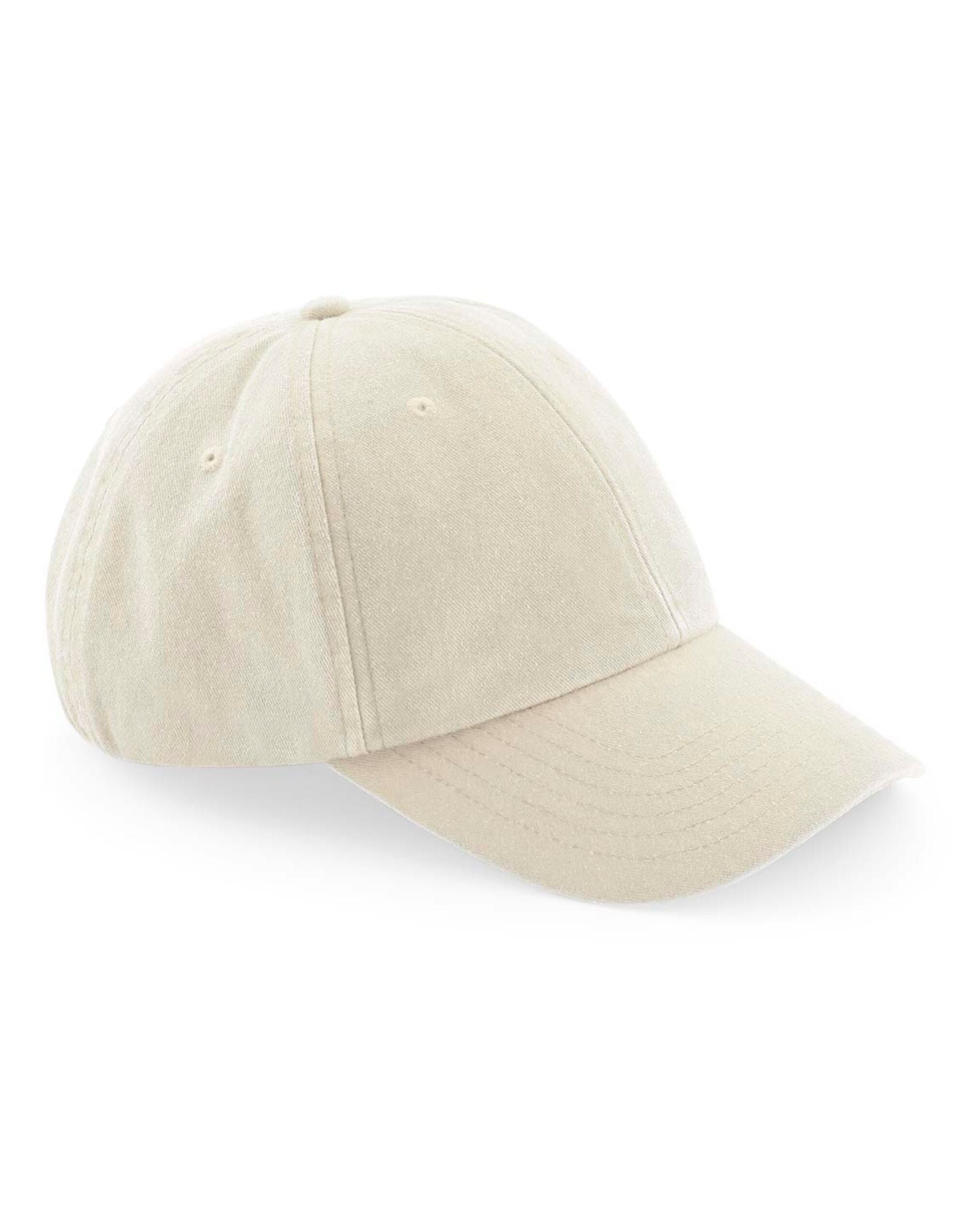 Beechfield Low Profile Vintage Cap B655 - Vintage Sand O S - Customisable Caps