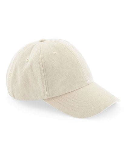 Beechfield Low Profile Vintage Cap B655 - Vintage Sand O S - Customisable Caps
