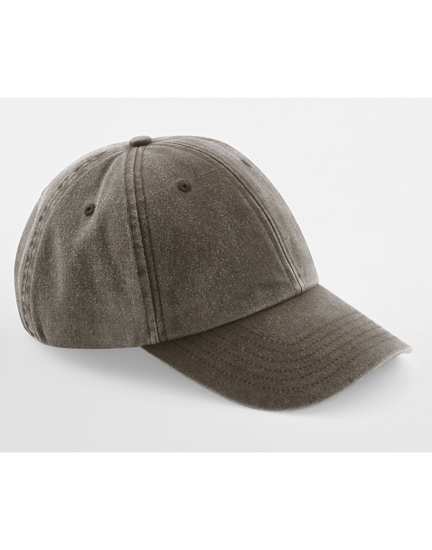 Beechfield Low Profile Vintage Cap B655 - Vintage Brown O S - Customisable Caps