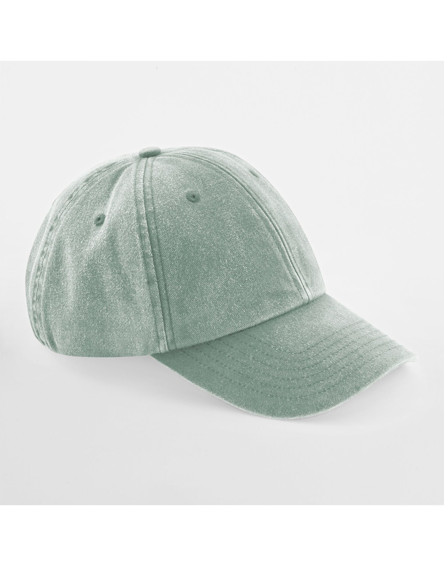 Beechfield Low Profile Vintage Cap B655 - Vintage Sage Green O S - Customisable Caps