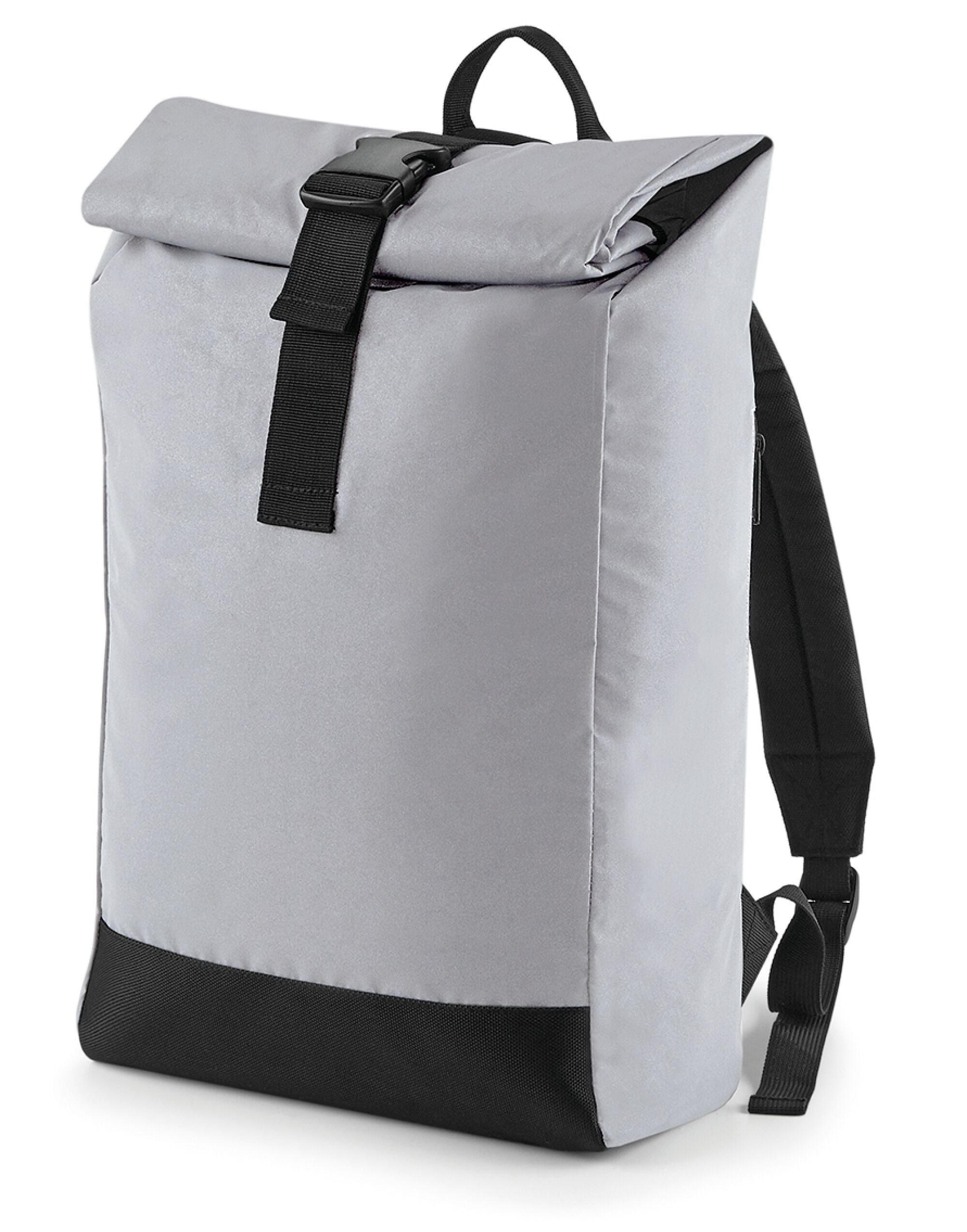Bagbase Reflective Roll-Top Backpack BG138 - - Customisable Bags