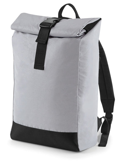 Bagbase Reflective Roll-Top Backpack BG138 - - Customisable Bags