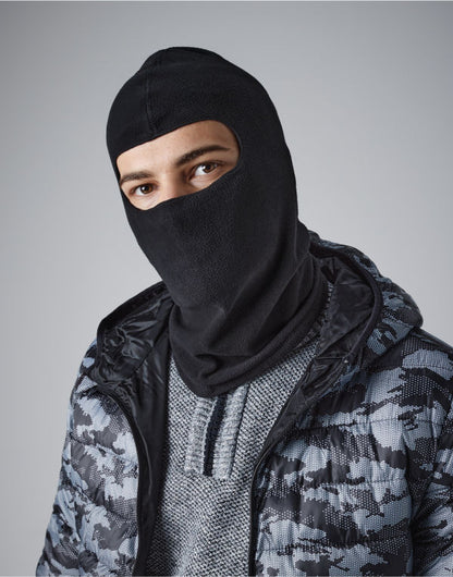 Beechfield Microfleece Balaclava B230 - Black O S - Customisable Balaclavas