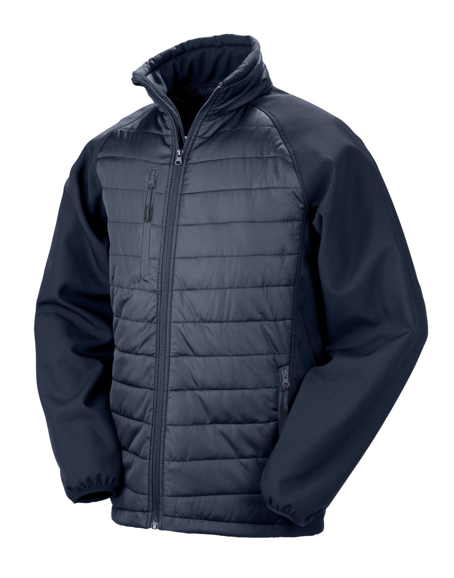 Result Black Compass Softshell Jacket R237X - Navy Navy - Customisable Softshell Jacket