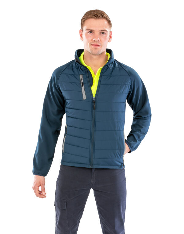 Result Black Compass Softshell Jacket R237X - - Customisable Softshell Jacket