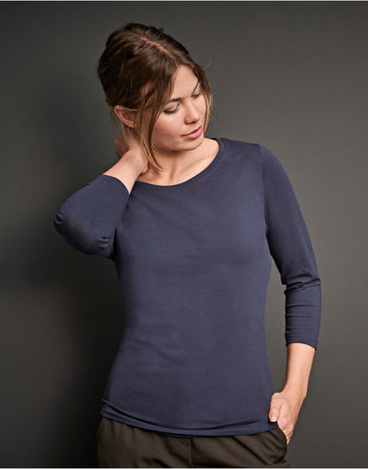 Tee Jays Ladies 3/4 Sleeve Stretch Tee TJ460 - - Customisable T-Shirts