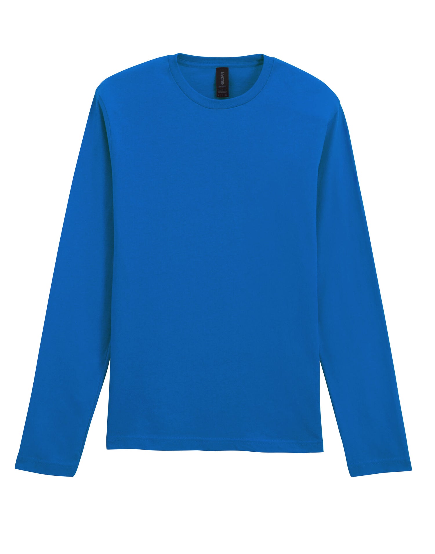 Gildan Softstyle Adult Long Sleeve Tee 64400 - Royal - Customisable