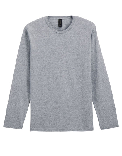 Gildan Softstyle Adult Long Sleeve Tee 64400 - Sport Grey (RS) - Customisable