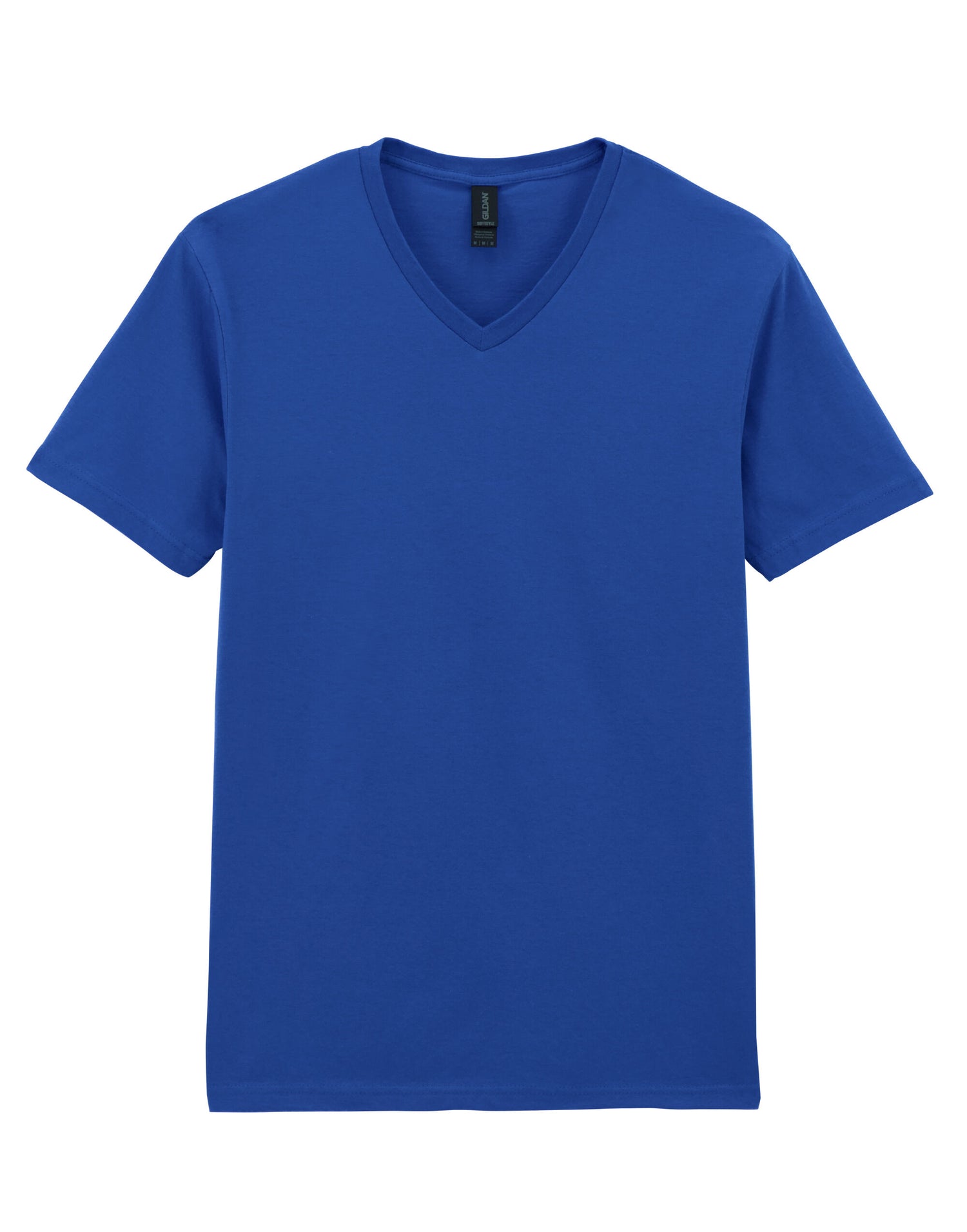 Gildan Softstyle Adult V-Neck T-Shirt 64v00 - Royal - Customisable T-Shirts