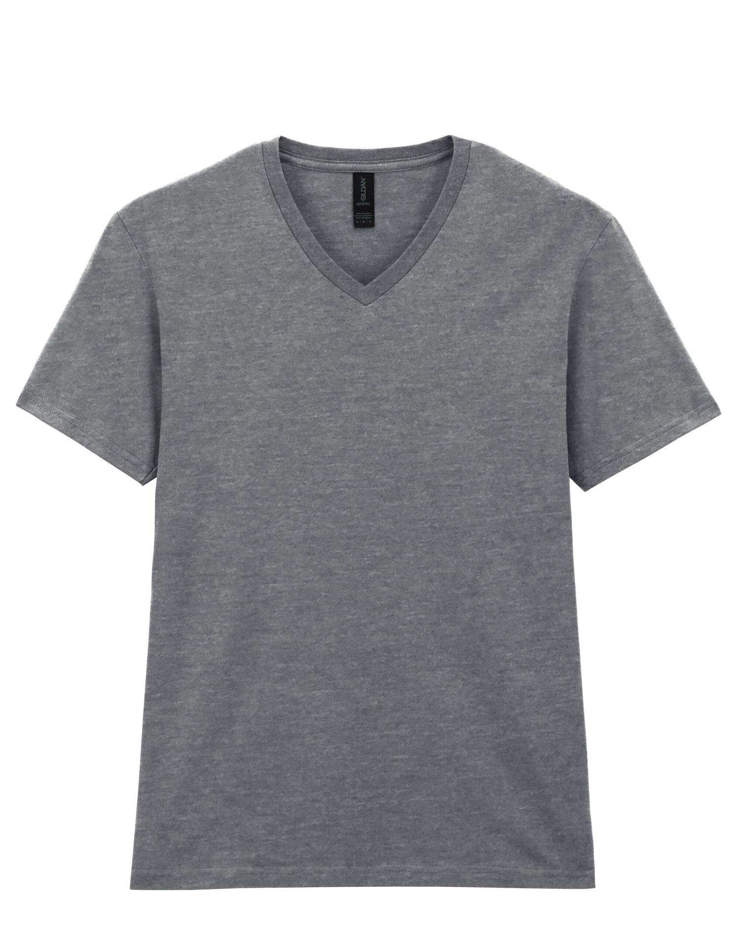 Gildan Softstyle Adult V-Neck T-Shirt 64v00 - Sport Grey (RS) - Customisable T-Shirts
