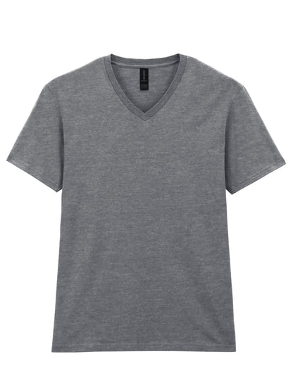 Gildan Softstyle Adult V-Neck T-Shirt 64v00 - Sport Grey (RS) - Customisable T-Shirts