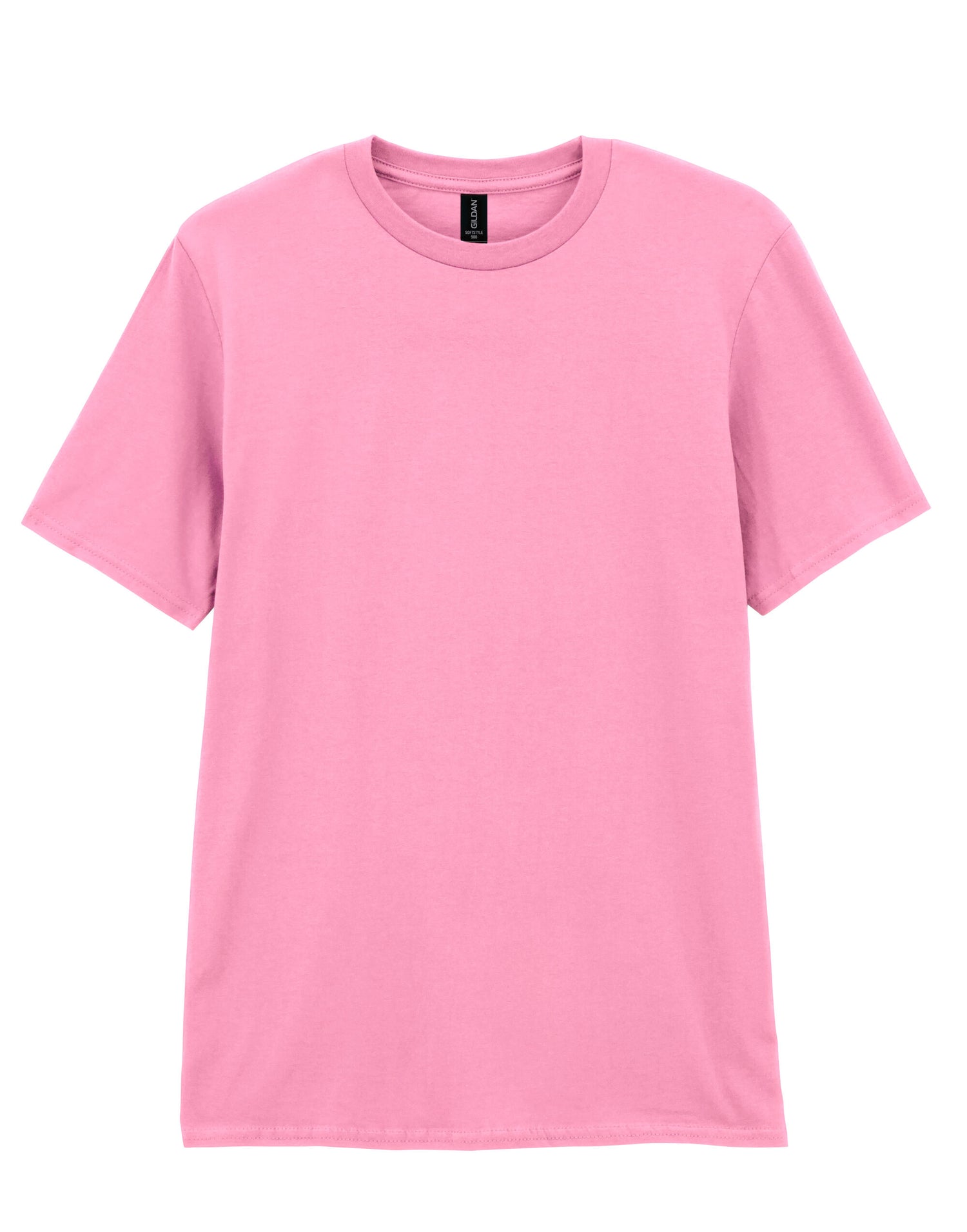 Gildan Adult T-Shirt Softstyle - Charity Pink - Customisable T-Shirts