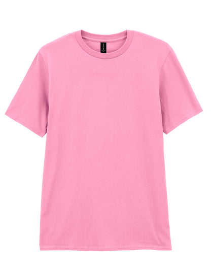 Gildan Adult T-Shirt Softstyle - Charity Pink - Customisable T-Shirts