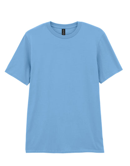 Gildan Adult T-Shirt Softstyle - Baby Blue - Customisable T-Shirts