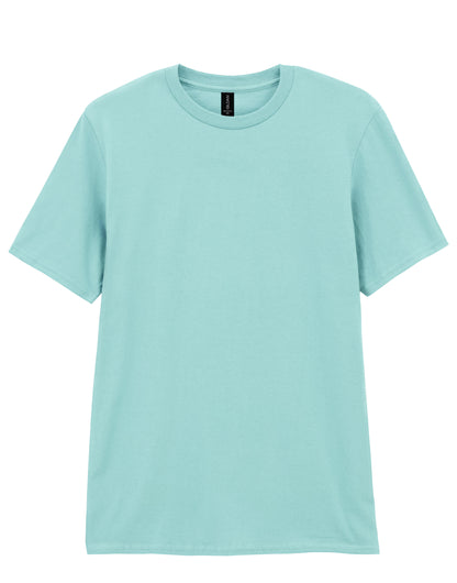 Gildan Adult T-Shirt Softstyle - Teal Ice - Customisable T-Shirts