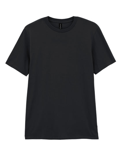 Gildan Adult T-Shirt Softstyle - Black - Customisable T-Shirts