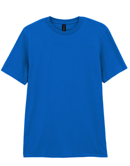 Gildan Adult T-Shirt Softstyle - Royal - Customisable T-Shirts