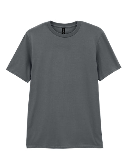 Gildan Adult T-Shirt Softstyle - Charcoal - Customisable T-Shirts