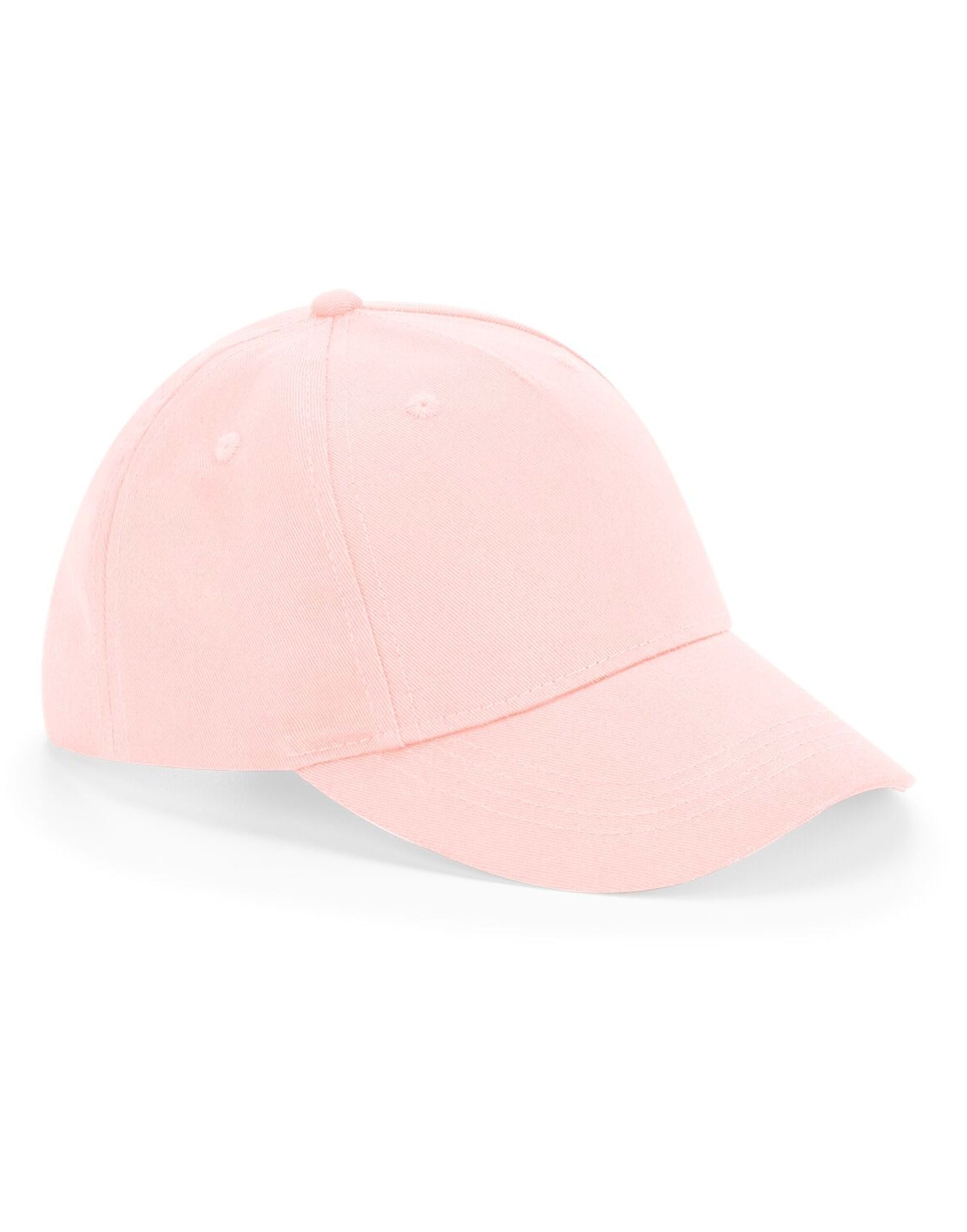Beechfield Junior Organic Cotton Cap B63NB - Powder Pink O S - Customisable Caps