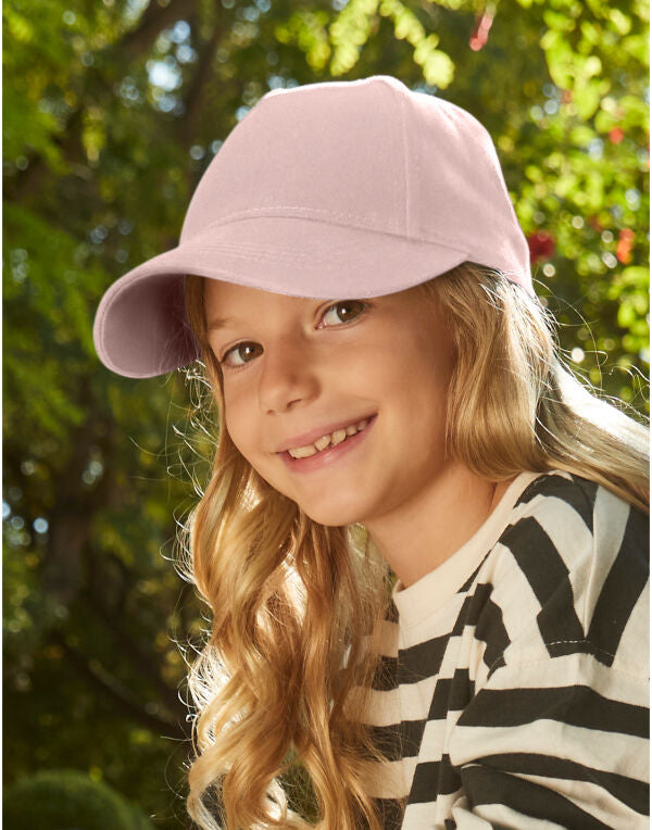 Beechfield Junior Organic Cotton Cap B63NB - White O S - Customisable Caps