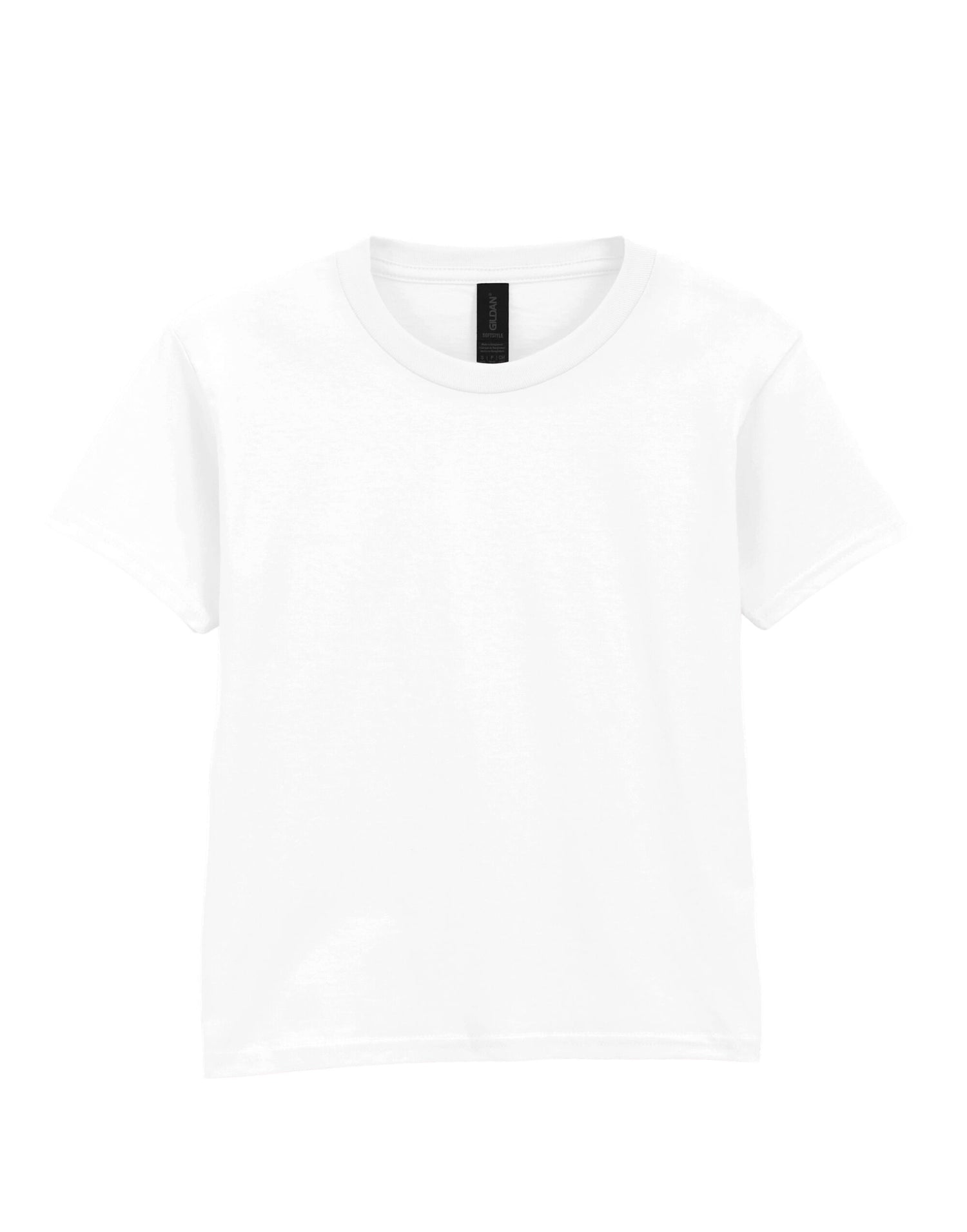 Gildan Softstyle Youth T-Shirt 64000b - White - Customisable T-Shirts
