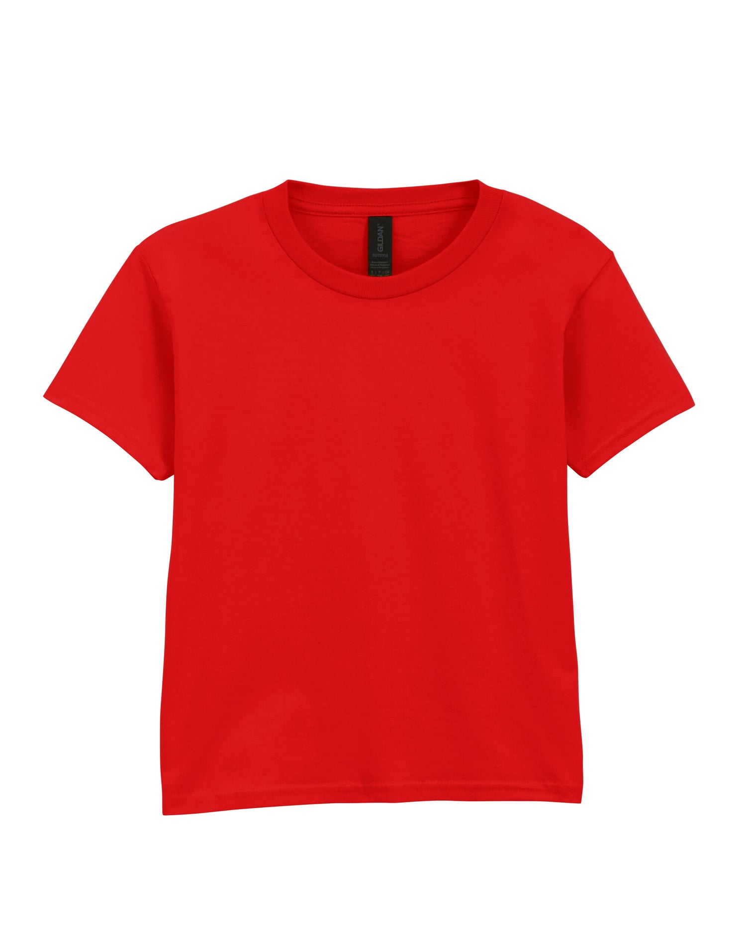 Gildan Softstyle Youth T-Shirt 64000b - Red - Customisable T-Shirts